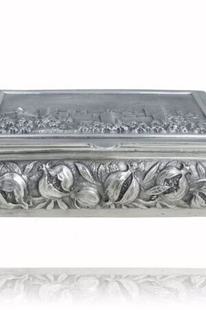 Caja Vista de la Alhambra. Plateado