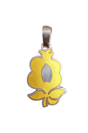 Colgante granada esmalte grande