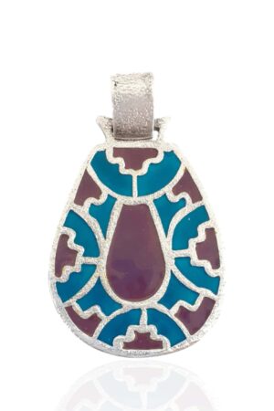 Colgante en Plata y Esmalte de Época Visigoda