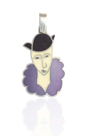 Colgante Mujer con Sombrero