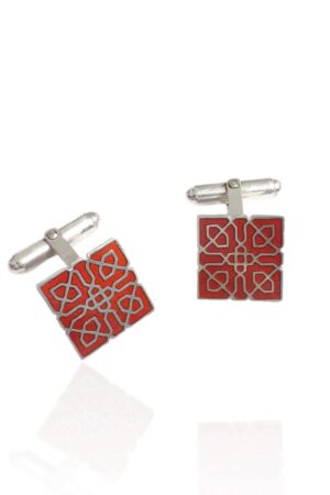 Gemelos plata y esmalte a fuego. Mº celosía Alhambra.